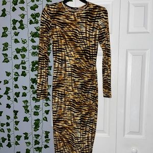 Cheetah Print Maxi Dress